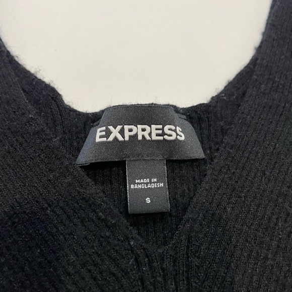 S Express Black Sweater Tank - Picture 3 of 4
